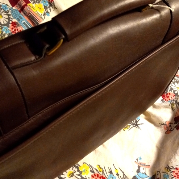 Kani Leather Trio Compartment Briefcase - Picture 6 of 10